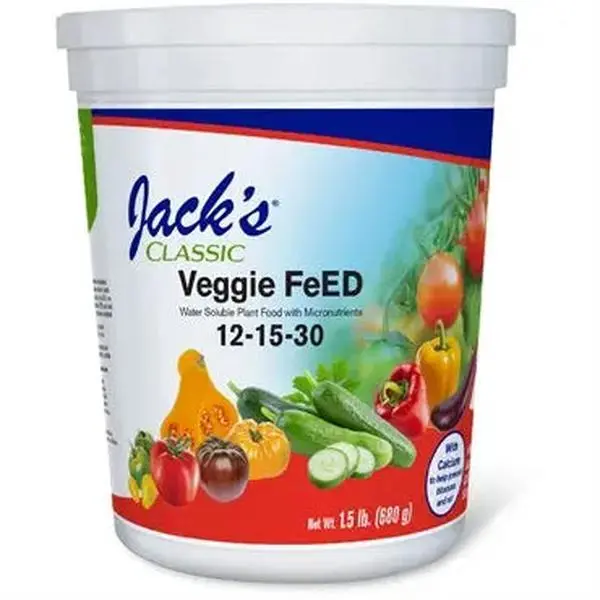 Jack's Classic Veggie FeED 12-15-30 Water Soluble Fertilizer