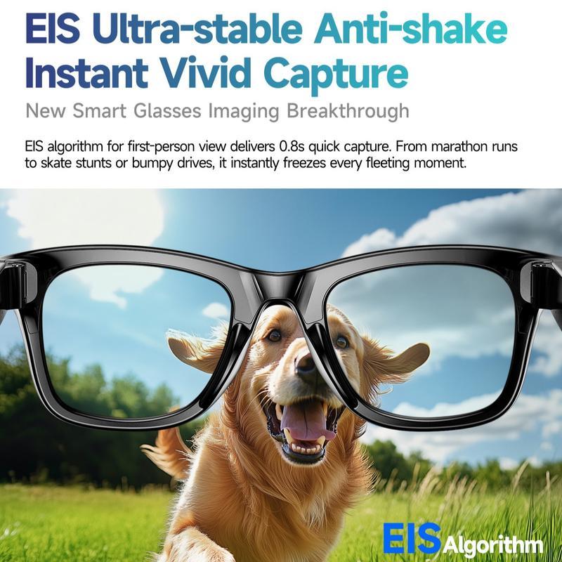 HIRO Smart AI Camera Glasses with 8MP Resolution Convenient Button Touch Adjustment for Travel Outdoor Adventures Hands-Free Photography 160+Languages Real-Time Translation Bluetooth Wireless Wearable Video Recording gift Multifunctional Audio Sunglasse HIRO Smart AI Camera Glasses with 8MP Resolution Convenient Button Touch Adjustment for Travel Outdoor Adventures Hands-Free Photography 160+Languages Real-Time Translation Bluetooth Wireless Wearable Video Recording gift Multifunctional Audio Sunglasse