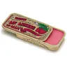 Tinte Cosmetics Certified Organic Shea Blend Tinted Lip Balm - 0.23 fl oz Vintage Slider Tin, Strawberry-Coconut Scent, Smooth Silky Glossy Finish, Gluten/Cruelty/Paraben-Free, Castor Seed Wax, Dry Lip Relief