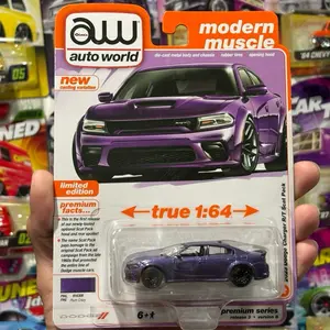 AW Pirple 2023 Dodge Charger RT Scat Pack Diecast car 1:64 scale