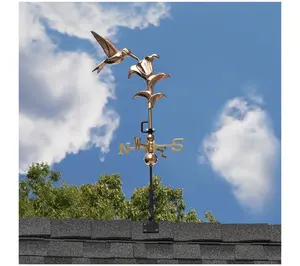 Hummingbird Cottage Weathervane-Pure Copper by Good Directions