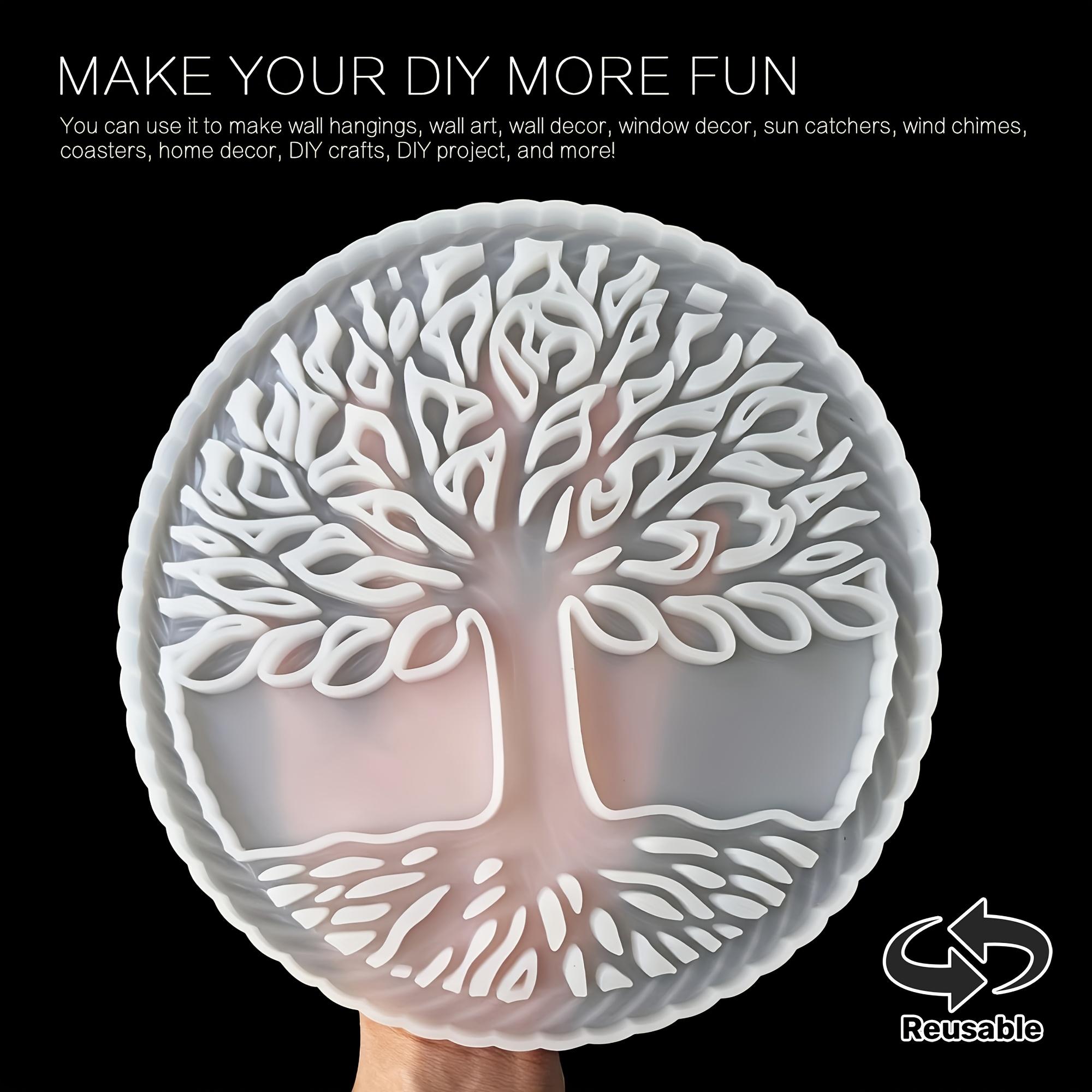 4Pcs Tree of Life Silicone Resin Molds, Intricate Branch Design Epoxy Casting Molds, Reusable DIY Craft Molds for Wall Art, Home Decor, Coasters, Perfect Gift Idea for Art Lovers 4Pcs Tree of Life Silicone Resin Molds, Intricate Branch Design Epoxy Casting Molds, Reusable DIY Craft Molds for Wall Art, Home Decor, Coasters, Perfect Gift Idea for Art Lovers