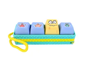 Bob Picky Party Clicky Keychain Textured Base you customize Tactile Switch