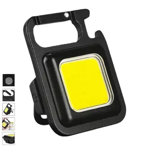 Multifunction Elastic Portable Mini Keychain & Adjustable Silicone Headband Lamp & Flashlights, Rechargeable Waterproof Torch Light for Outdoor Camping, Night Fishing, Walking, Running & Headlamp Motion Sensor Battery Life