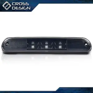 CROSSDESIGN LED 3rd Third Brake Stop Lamp Light Smoked Lens Fit For F250 F350 F450 1999-2015