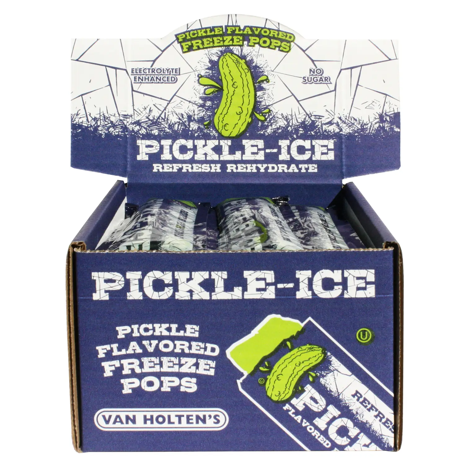 Van Holtens Pickles  PickleIce Freeze Pops  24 Pack