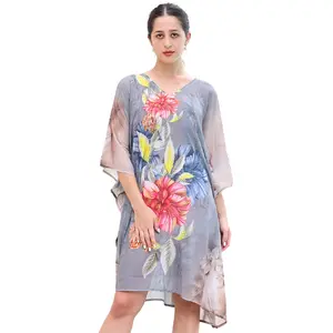 Women's Beach Lounge Kaftan Mumus Maxi Dress Swimsuit Coverup for Women Bohemian-Inspired Design Comfortable and Elegant