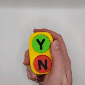 Bluey Inspired Clicker Keychain - Stress Reliever - Clicker