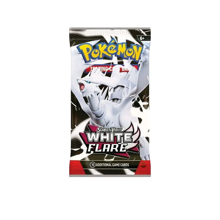 Pokmon White Flare Collectible Booster Pack - Scarlet & Violet Series, 10 Additional Game Cards, High-Energy TCG Booster Pack for Collectors, Collectible Booster Packs, Tcg Booster Packs - TikTok Shop Pokmon White Flare Collectible Booster Pack - Scarlet & Violet Series, 10 Additional Game Cards, High-Energy TCG Booster Pack for Collectors, Collectible Booster Packs, Tcg Booster Packs - TikTok Shop