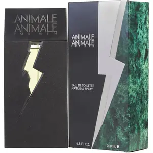 Animale Oriental Wood Men's Citrus Floral Eau de Toilette (EDT) Cologne Bottle Fragrance, 6.8 fl oz with Lime, Lemon, Jasmine, Vanilla Notes, Packaged New in Box, Bottle Men's Fragrance, Jasmine Men's Fragrance