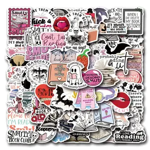 Magical Fourth Wing & Smutty Bookish Sticker Pack, Sticker Sheets, Stickers Kit, 200pcs/set Waterproof Vinyl Sticker, Perfect Gift for Book Lovers & Reading Enthusiasts, Decor