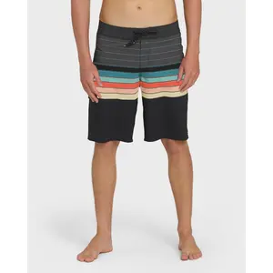 All Day Stripe Pro Boardshorts - Black