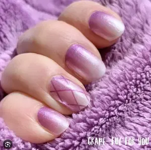 Grape-ful For You Nail Polish Strips (100% real nail polish with no dry time)