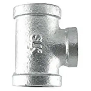 B & K  1 x 1 x 0.75 in. Galvanized Tee