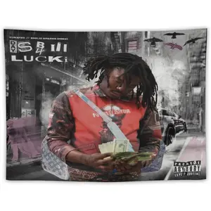 Luckis Tapestry Rappers Tapestries, Wall Hanging, College Room Flags Hostel Decorations Bedroom Living Room Dorm Decor