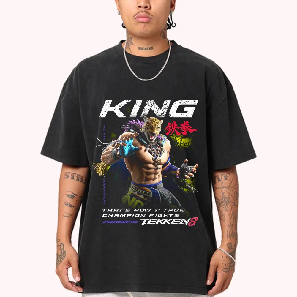 Tekken 8 Battle Arena Graphic Tee For Hardcore Fighting Game Lovers HY3006