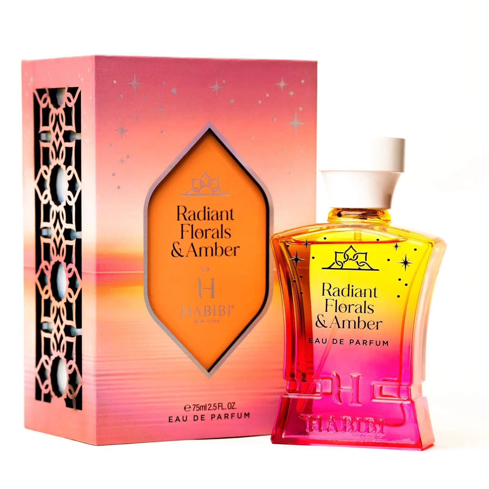 HABIBI NEW YORK Radiant Florals & Amber Women's EDP Spray - Aromatic Floral, Elegant Frankincense-Infused Signature Scent, Elegant Fragrance, Perfumes For Women