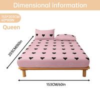 QUEEN - 60*80in (1*Fitted Sheet+2*Pillowcase)