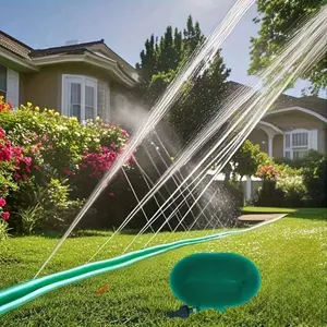 Multifunctional Lawn & Garden Sprinkler System, Adjustable Drip Irrigation & Spray Sprinkler Kit, Watering Hose for Farm, Garden, Lawn & Trampoline Cooling Area, Automatic Watering Irrigation Tool