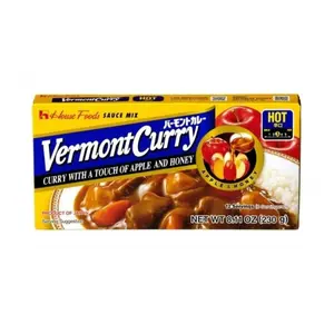 House Foods Vermont Curry Hot Flavor Spice, 12 Servings - 230g