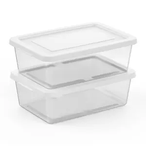 Sterilite 12Qt Storage Box, Stackable Plastic Container, Home Organizer, 48 Pack