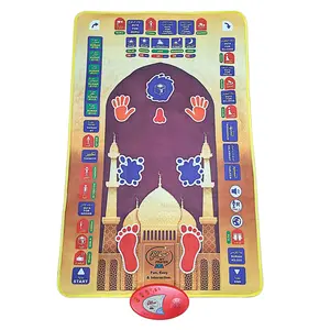 Arabic & English Language Learning Mat, Multi-functional Educational Smart Toy Mat, Educational Toy for Kids, Fun Gift for Boys & Girls, Play Mat