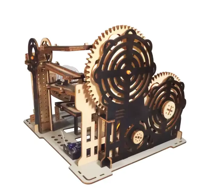 Hands on and Brainstorming~Adult Electric Marble Track Puzzle, 3D Wooden Brain Game, Birthday and Christmas Gifts