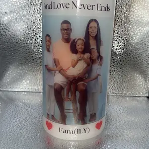 Personalized Memory Photo Candle - Custom Keepsake Gift