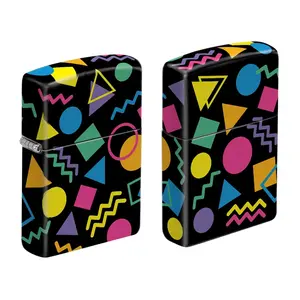 Zippo Lighter 80's Party 540 Color Finish Windproof Performance Lifetime Guarantee Nostalgic Design for Collectors