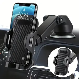 Adjustable Rotating Suction Cup Dashboard Mount for Smartphones and Navigation Devices, Cell Phone Mount