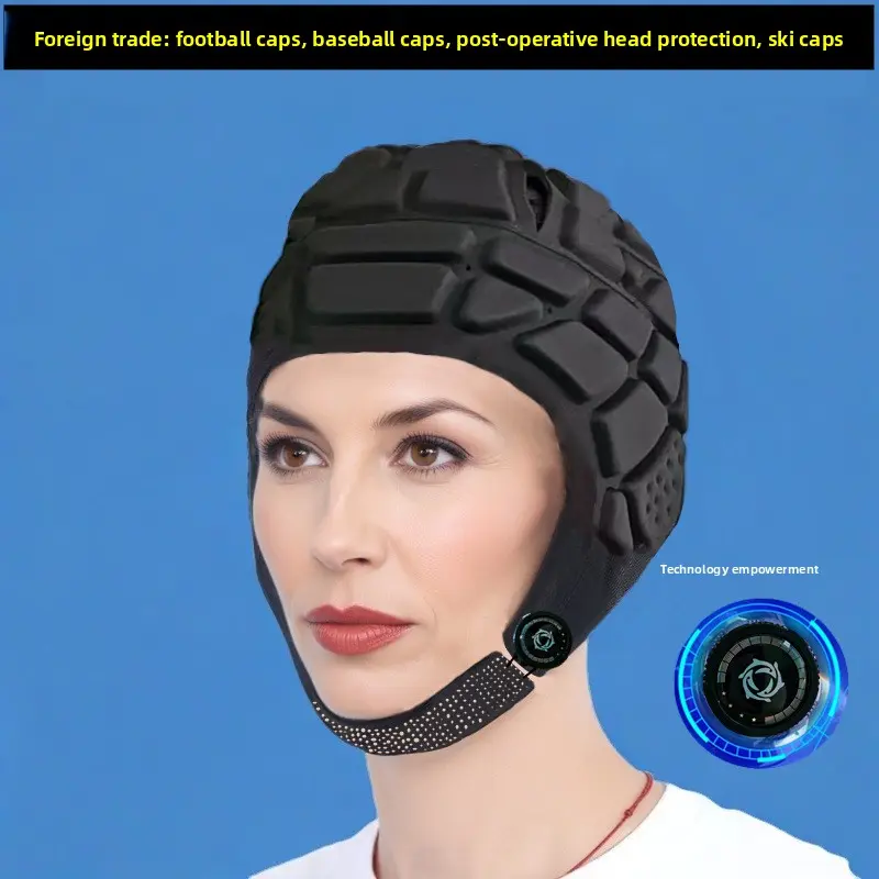 Anti-Collision Sports Head Protection Hat - Free Size Outdoor Safety Gear for Athletes, Suitable for Rugby, Football Goalkeeping, Skiing, Cycling, Round