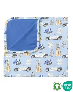 Police Officer Bamboo Blanket