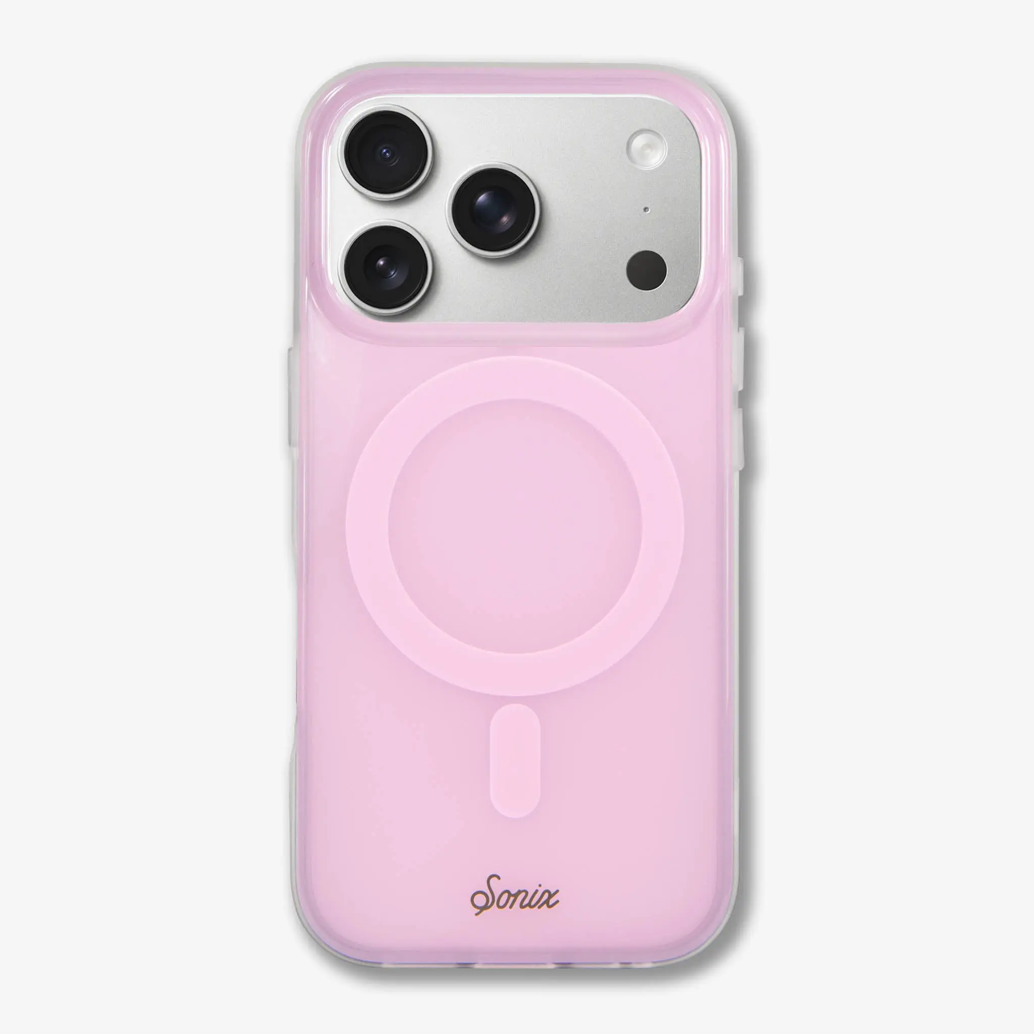SONIX MagSafe® Compatible Protective Cellphone Case for iPhone - Pink Casing, Bisphenol A (BPA)-Free Cover, Handheld Device Accessory