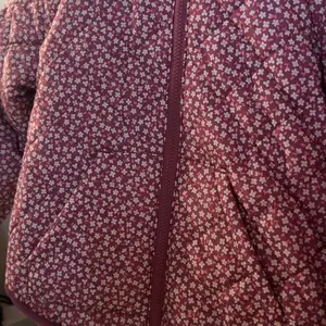 Girls' Floral Printed Hooded Reversible Puffer - Cat & Jack