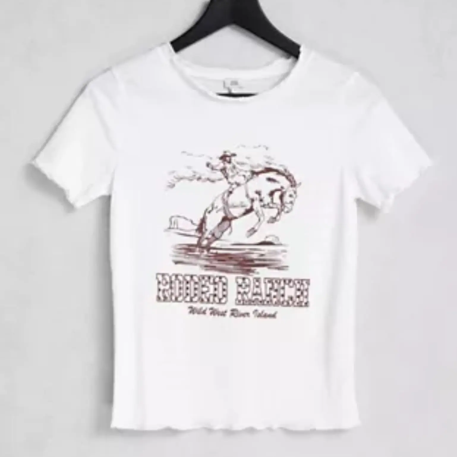 Cream River Island Equestrian Farm T-shirt