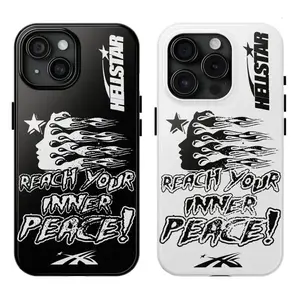 Reach Your Inner Peace Matching Phone Case For iPhone 16, 15, 14, 13, 12, 11, X, 8, Hellstar Phone Case, Cool Design for Couple, BF, Smartphone Casing