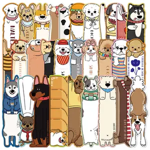30 Unique Reading Puppy-themed Bookmarks, A Minimalist and Artistic Creative Paper Bookmark Card/book Decoration Card/reading Annotation Card.