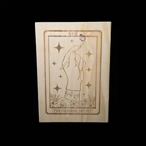 The Piercing Artist Wood Engraving