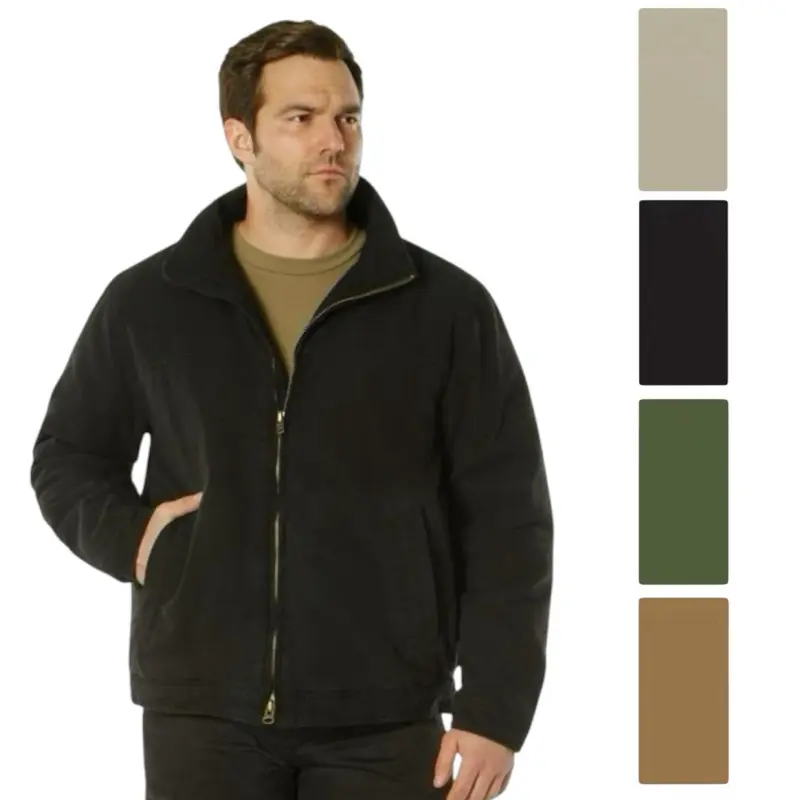 ROTHCO Men's 3-Season Concealed Carry Padded Tactical Jacket - 100% Cotton Outer Shell, Polyester Liner, Long-Sleeve, Plain Design, Ample Pockets, Heavy-Duty Zippers, Fitted, S, Sports/Street Work Apparel, Outdoor Coat for Fall/Spring, Outdoors, Preppy