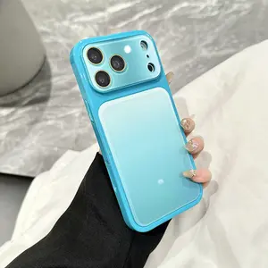Summer Vibe Dopamine 2-in-1 Acrylic Full Lens Protective Casing for iPhone 17/16/15/14/13 Pro Max - Smartphone, Handheld Cellphone Devices Case