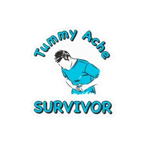 Tummy Ache Survivor Sticker