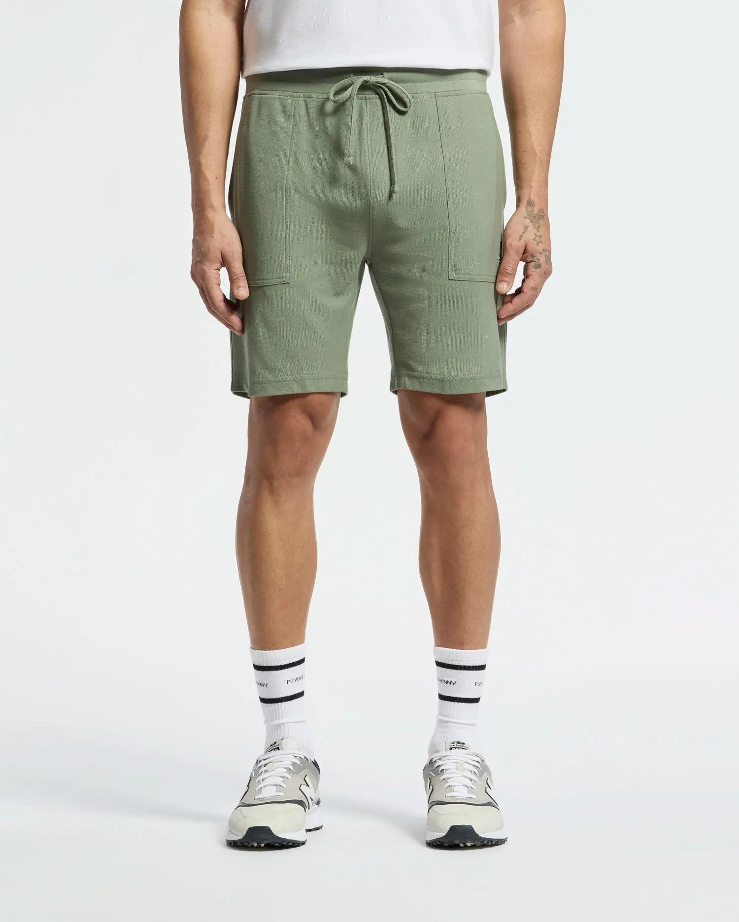 MENS TAYLOR LIGHT PIQUE SWEATSHORT - B6R344F200