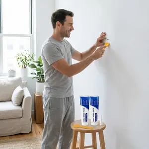 Wall Care Kit: Home Wall Stain and Graffiti Removal, Wall Paint Peeling and Crack Repair Paste