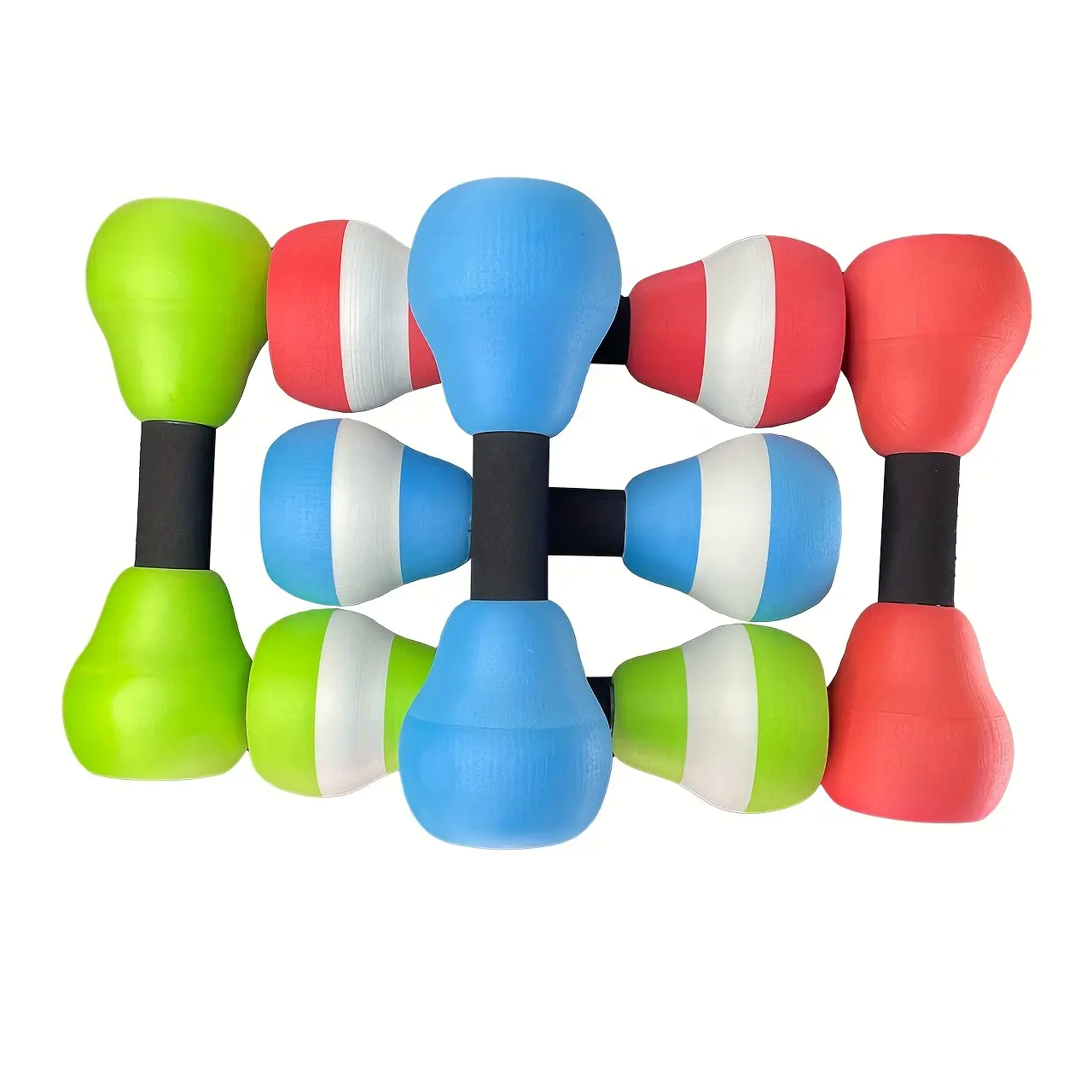 2 pieces, Aquatic Fitness Barbell, Swimming Aquatic Fitness Barbell, Water Aerobic Exercise, EVA Foam Dumbbell - Aquatic Fitness Equipment, Suitable for Adults' Aquatic Exercise, Unisex Swimming Aquatic Fitness Barbell
