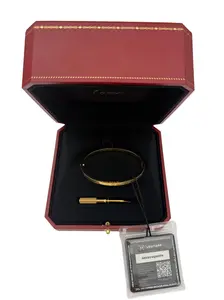 Pre-owned Cartier LOVE bracelet 6 Diamonds Size 16