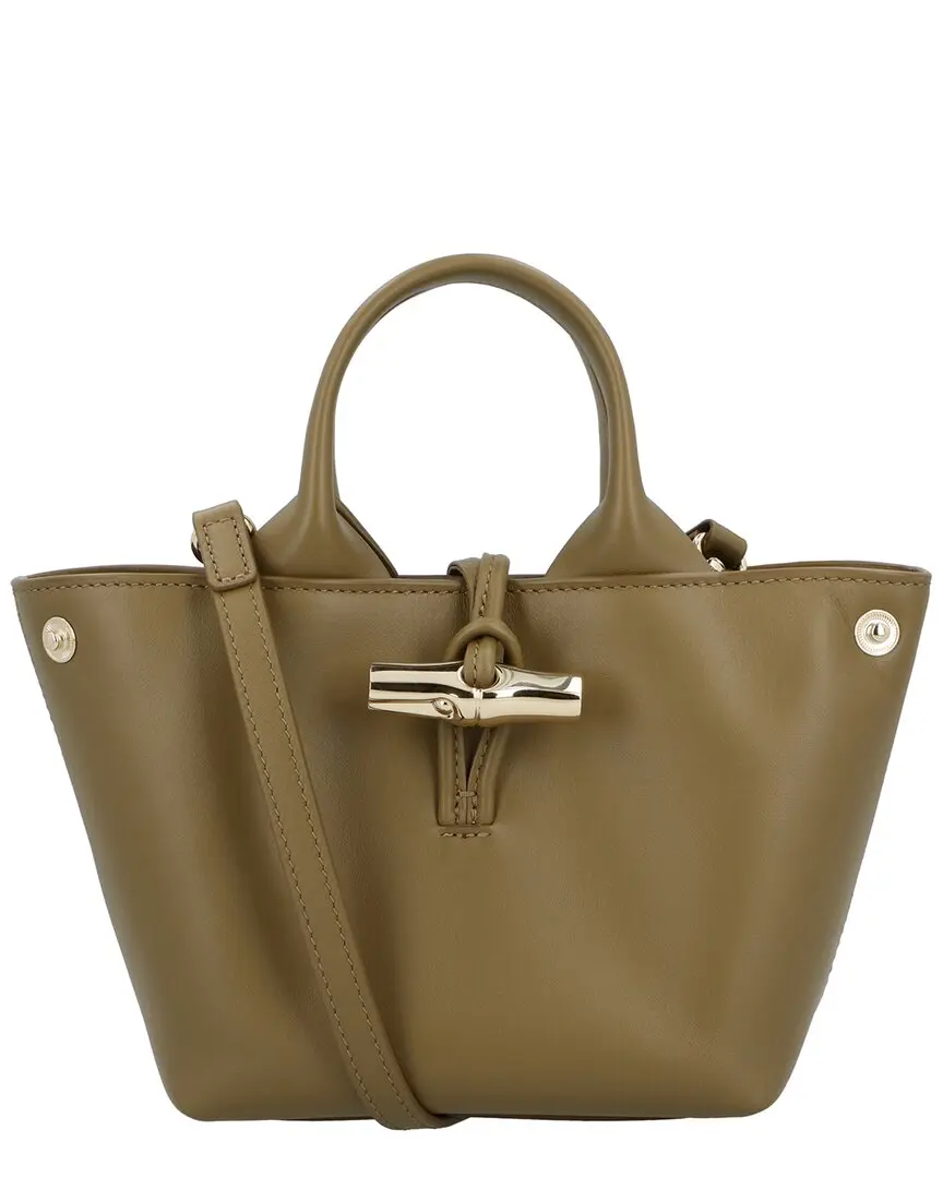 Longchamp Le Roseau XS Leather Handbag Longchamp Le Roseau XS Leather Handbag