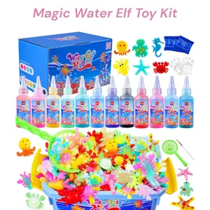 Magic Water Elf Toy Kit - Aqua Fairy Water Gel DIY Squishy Maker Craft Set, Kids' Birthday Gift