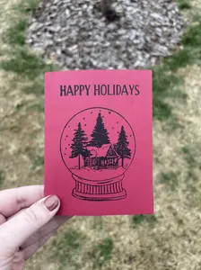 Handmade Holiday Christmas Cards - Blank Holiday Cards - Blank Greeting Cards