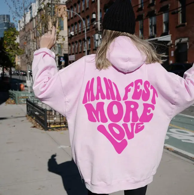 Manifest More Love Hoodie, Couple hoodie, Unisex hoodie