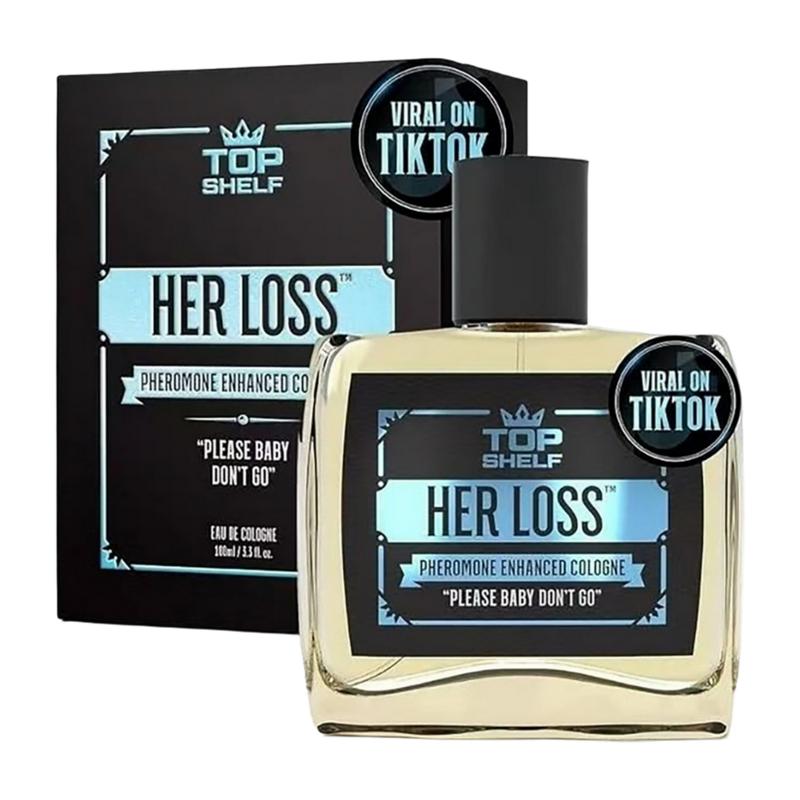 Her Loss Pheromone Cologne For Men - Bold, Long-Lasting Fragrance with Amber, Spice & Dark Woods – Premium Eau De Cologne Spray for Men 100ml